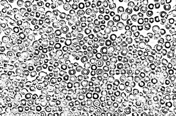 Abstract pattern of organic shapes in black and white, perfect for textiles and decoration