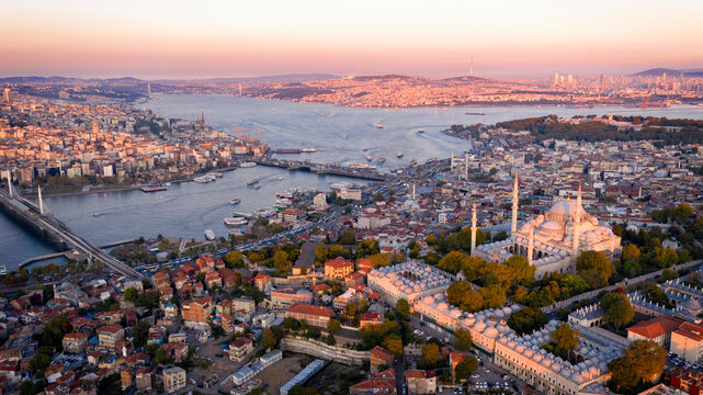 aerial view of the istanbul
