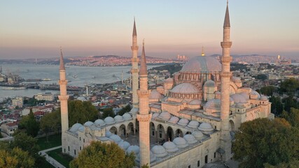 Fototapeta premium aerial view of the istanbul