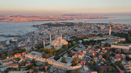 aerial view of the istanbul