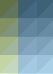 Obraz premium Abstract color Low-Polygones Generative Art background illustration