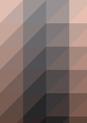 Fototapeta premium Abstract color Low-Polygones Generative Art background illustration