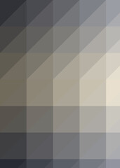 Abstract color Low-Polygones Generative Art background illustration