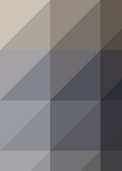 Abstract color Low-Polygones Generative Art background illustration