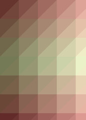 Abstract color Low-Polygones Generative Art background illustration