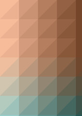 Abstract color Low-Polygones Generative Art background illustration