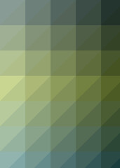 Abstract color Low-Polygones Generative Art background illustration