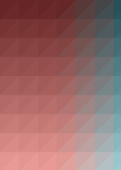 Obraz premium Abstract color Low-Polygones Generative Art background illustration