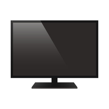 TV flat screen illustrarion vector