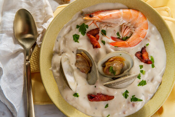 New England Clam Chowder Soup