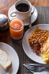 Desayuno inglés en Gambia