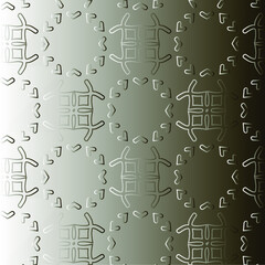  Pattern with a black-and-white gradient . Abstract metallic background
