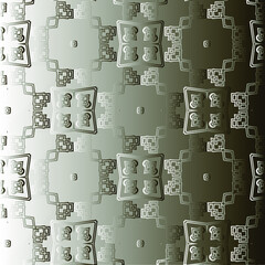  Pattern with a black-and-white gradient . Abstract metallic background
