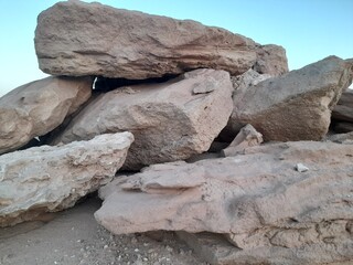 Naklejka premium rocks in the desert