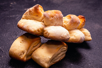 homemade bread called corderito and criollos de fat typical and traditional of cordoba argentina