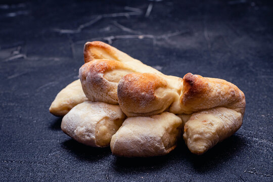 homemade bread called corderito and criollos de fat typical and traditional of cordoba argentina