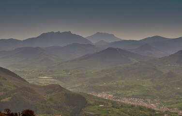 Paisajes durante la subida y bajada al monte Ernio