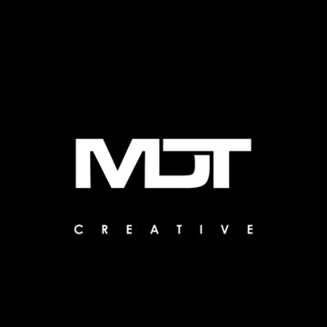 MDT Letter Initial Logo Design Template Vector Illustration