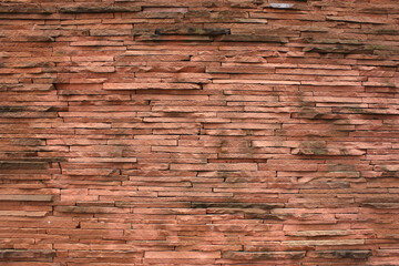 red brick wall