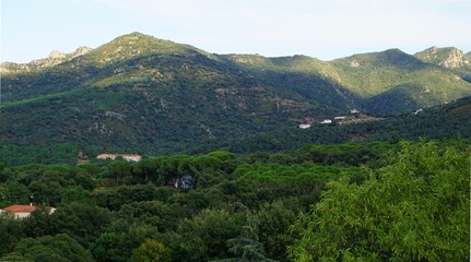 Fototapeta na wymiar Chaîne des Albères - Pyrénées orientales - France