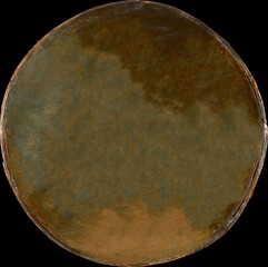 metal plate isolated on white texture