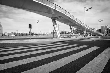 Paso de cebra en Zaragoza