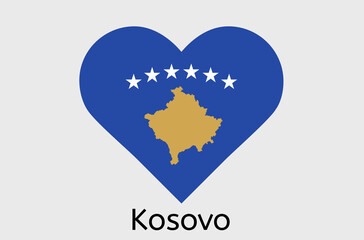 Kosovo country flag icon, Kosovan flag vector illustration, Kosovar, Europe