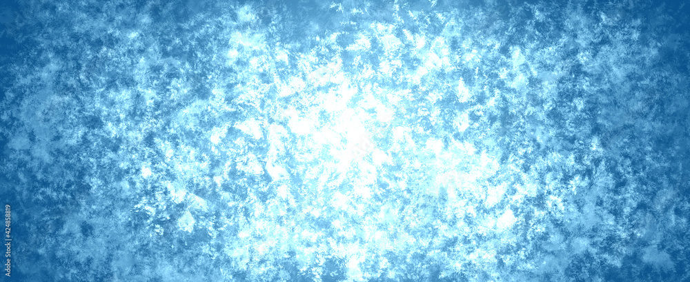 Canvas Prints blue light simple textured speckled abstract goof background with blue edges and light center