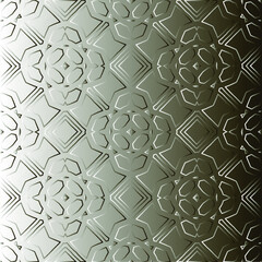 Pattern with a black-and-white gradient . Abstract metallic background 