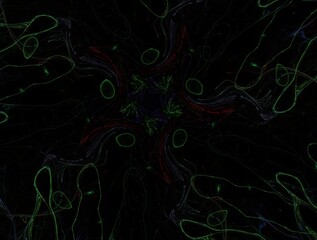 Imaginatory fractal background generated Image