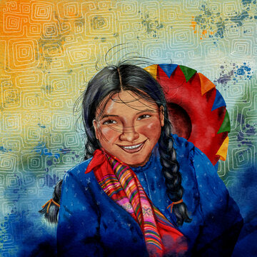 cholita peruana