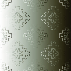  Pattern with a black-and-white gradient . Abstract metallic background 