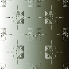  Pattern with a black-and-white gradient . Abstract metallic background 