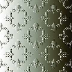  Pattern with a black-and-white gradient . Abstract metallic background 
