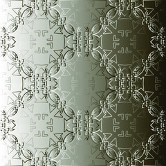  Pattern with a black-and-white gradient . Abstract metallic background 