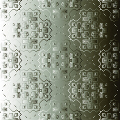  Pattern with a black-and-white gradient . Abstract metallic background 