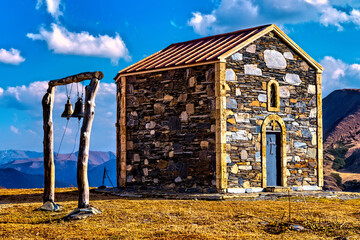church at an altitude of 2700 meters, Georgia