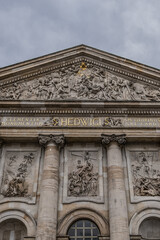 Neoclassical Roman Catholic Hedwig's Cathedral (1747 - 1887) at Bebelplatz in Berlin. Hedwig's Cathedral dedicated to Hedwig of Silesia, now seat of Archbishop of Berlin. Berlin. Germany.