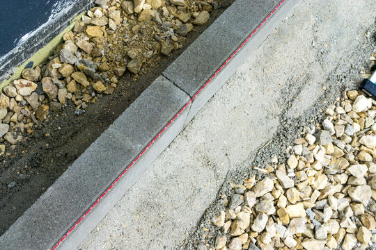 Randsteine betonieren 