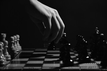 Fototapeta wymiana szachowa  obraz