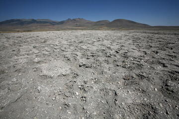 Drought field in Konya, Turkey.