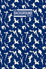 Abstract background with sport pattern, para leggings