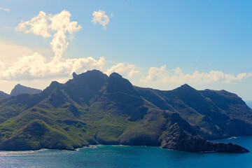 Montagnes de Nuku Hiva - iles marquises - polynesie francaise