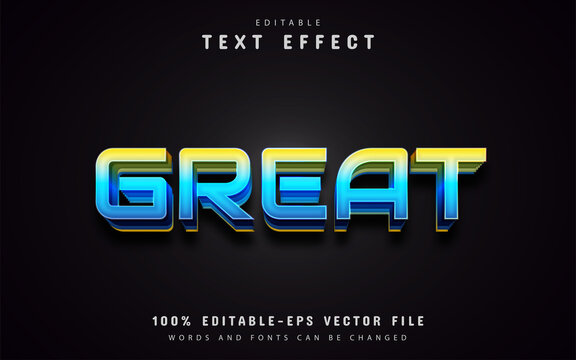 Great text effect with gradient