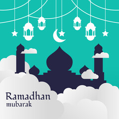 Ramadhan background theme, social media ramadan background