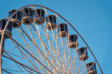 Colorful Ferris wheel at Sydney Royal Easter show.