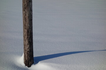 雪の北海道のグラフィック素材
