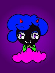 Pequeno demônio chibi