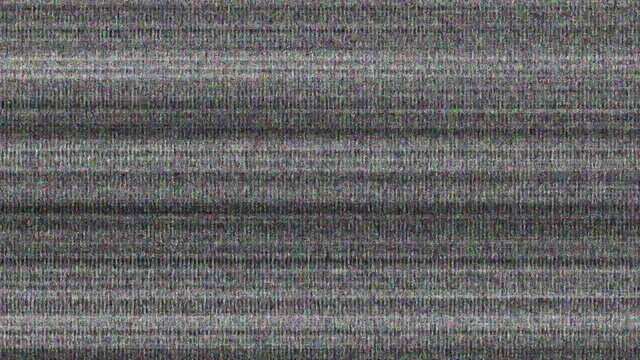 TV Static 4K Digital Analog Interference Noise