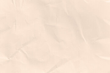 Recycled crumpled brown paper texture or paper background for design with copy space for text or image